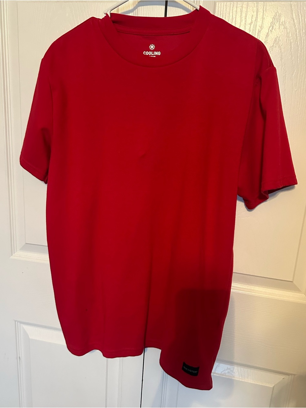 Hollister Red Short Sleeve Crew Tee